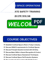 Confined Space Operations: Corporate Safety Training