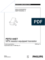 Data Sheet: PDTC144ET