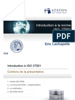 Introduction À La Norme ISO 27001