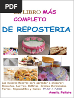 El LIBRO MAS COMPLETO DE REPOSTERIA (LA COCINA Nº 1) (Spanish Edition)