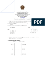 3° Lista de Exercicios Resolvidos Temperatura e Decaimento