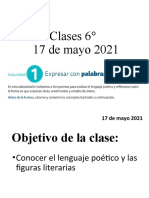 Lenguaje Poetico 6to 17 de Mayo 2021