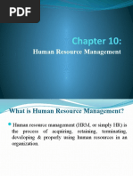 Buss113 Lecture On HRM