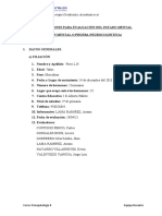 EXAMEN MENTAL PSICOPATOLOGÍA Final