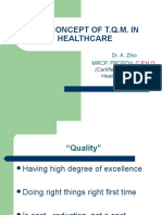 The Concept of TQM in Healthcare