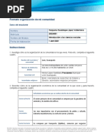 Sanjuana - Lopez - Organizacion de Mi Comunidad