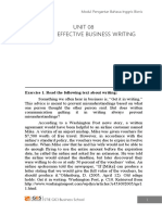 UNIT 08 Effective Business Writing