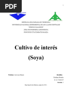 Cultivo de Interés - Soya