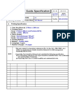 Driver Install Guide Specification: Model Description 1