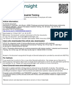 Employee Perceived Training Effectiveness Relationship To Employee Attitudes