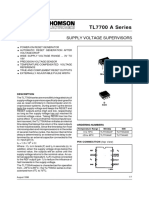 TL7700 A Series: Supply Voltage Supervisors