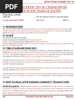 As-11 The Effects of Changes in Foreign Exchange Rates