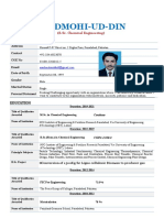 Asadmohi-Ud-Din: Personal Information