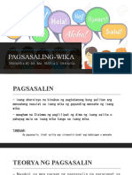 04 Pagsasaling Wika