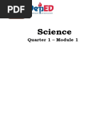 Science: Quarter 1 - Module 1