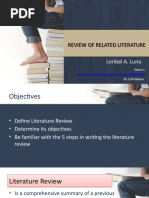 Literature Review in 5 Steps