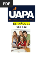 Español II Tarea #1 Unidad I..