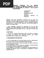 Demanda Especial Alimentos 60 Dias Antes de Dar A Luz