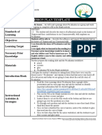 Lesson Plan Template 2021