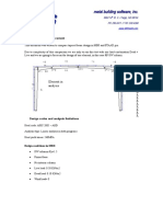 Metal Building Software, Inc.: Element in Analysis