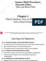 Whole Numbers: How To Dissect and Solve Word Problems: Thirteenth Edition