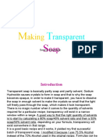 Making Transparents Soap