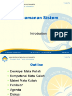 Keamanan Sistem Minggu 1-8