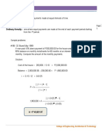 ANNUITIES Sample Problems