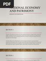 National Economy and Patrimony: Article Xii, 1987 Constitution