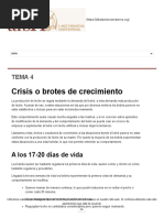 Crisis o Brotes de Crecimiento - Alba Lactancia Materna