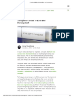 A Beginner&#039 S Guide To Back-End Development