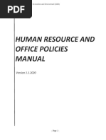 HR 2020 Policies and Procedures Annex 1