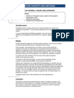 Chapter 10 - Valuation of Goodwill Patents and Copyright