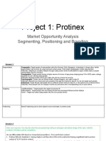 Project 1: Protinex: Market Opportunity Analysis Segmenting, Positioning and Branding