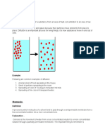 Difussion and Osmosis