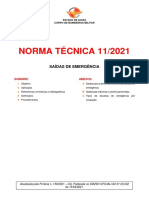 NT 11 - 2021 Saidas de Emergencia