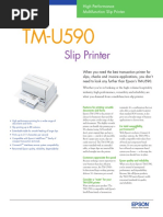 Slip Printer: Epson