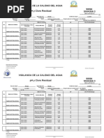 Vigilancia de La Calidad Del Agua Septiembre 2019
