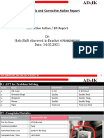 Problem Analysis and Corrective Action Report