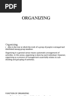 #5 Organizing