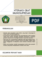 Interaksi Obat-Obat Imunosupresan