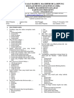 Soal Pai Pas Ganjil KLS Xii K-13 19-20