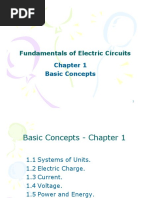 Fundamentals of Electric Circuits Basic Concepts