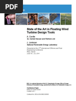 State of The Art in Floating Wind Turbine Design Tools: A. Cordle J. Jonkman