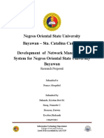 Development of Network Management System For Negros Oriental State University Bayawan