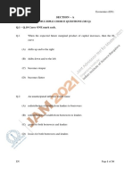 Multiple Choice Questions (MCQ) Q.1 - Q.10 Carry ONE Mark Each