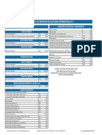 Estructura de Cargos y Comissiones Blue Bank International