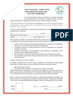 Carta de Compromiso de Padres de Primera Comunión