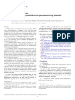 Preparation of Asphalt Mixture Specimens Using Marshall Apparatus