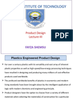 Jimma Institute of Technology: Product Design Lecture-III